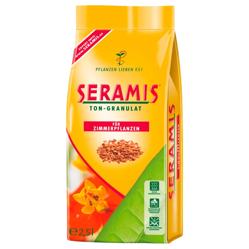 Seramis Tongranulat für Zimmerpflanzen 2,5l